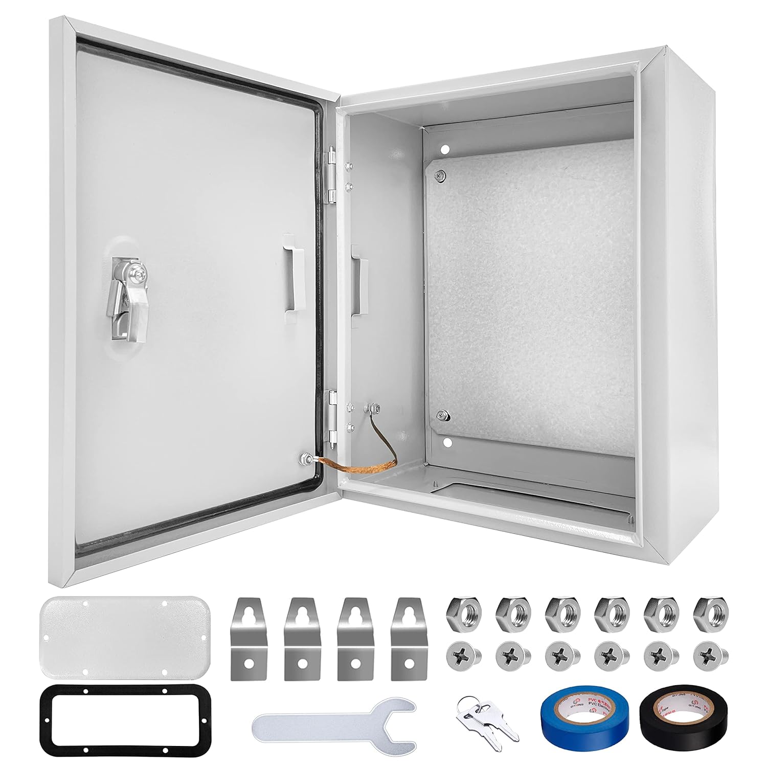 Outdoor Electrical Box 16x12x8 NEMA 4X Enclosure for Safety