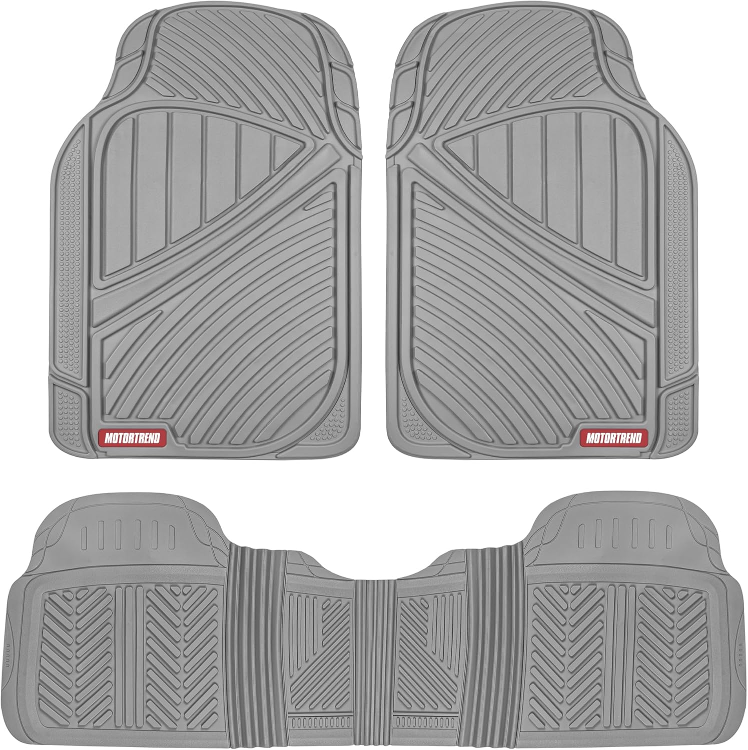 Motor Trend FlexTough Performance All Weather Rubber Floor Mats