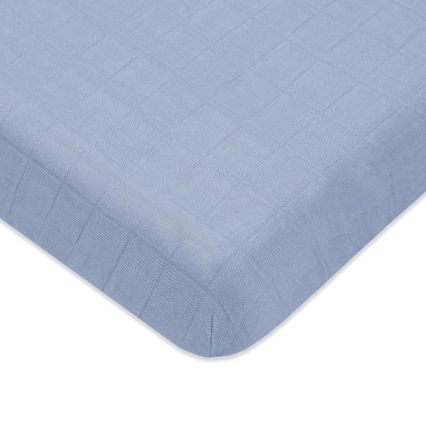 Babyletto Organic Cotton Mini Crib Sheet - Ultra-Soft Muslin