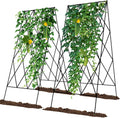 Cucumber Trellis 2 Pack A-Frame Garden Trellis - Foldable Grow Support