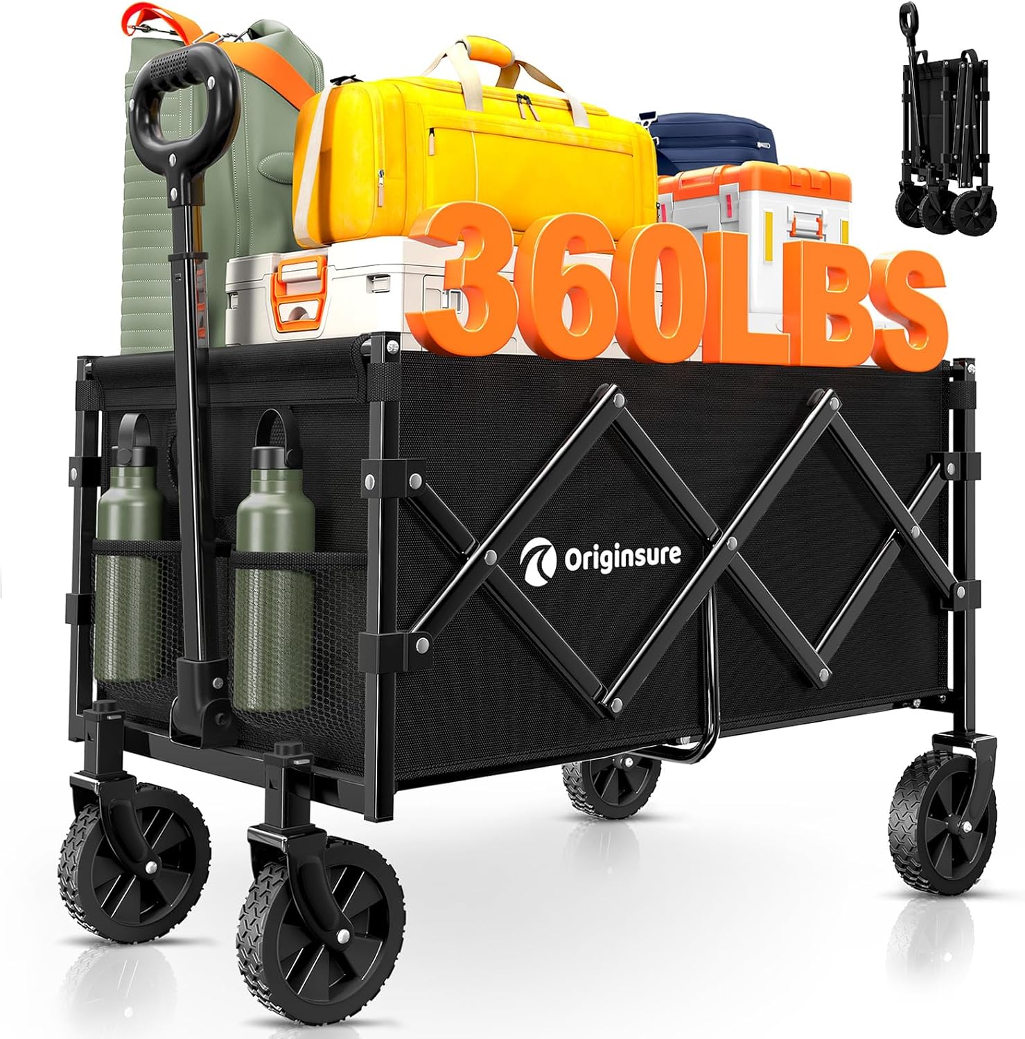 Originsure Collapsible Wagon: Portable Heavy Duty Utility Cart