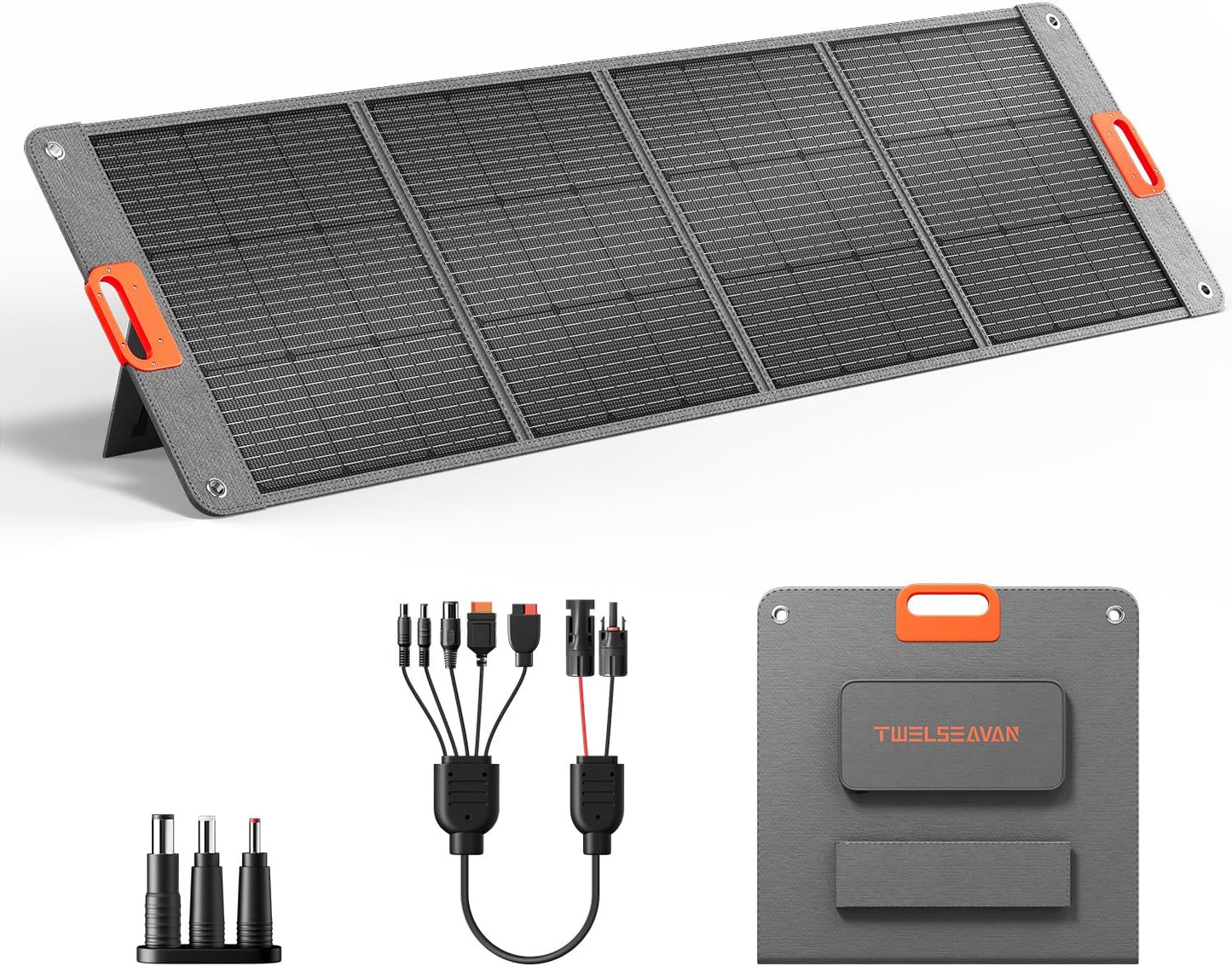 TWELSEAVAN 200W High Efficiency Portable Solar Panel