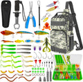 THKFISH 79 Pc Fishing Tool Kit with Waterproof Tackle Bag - Complete