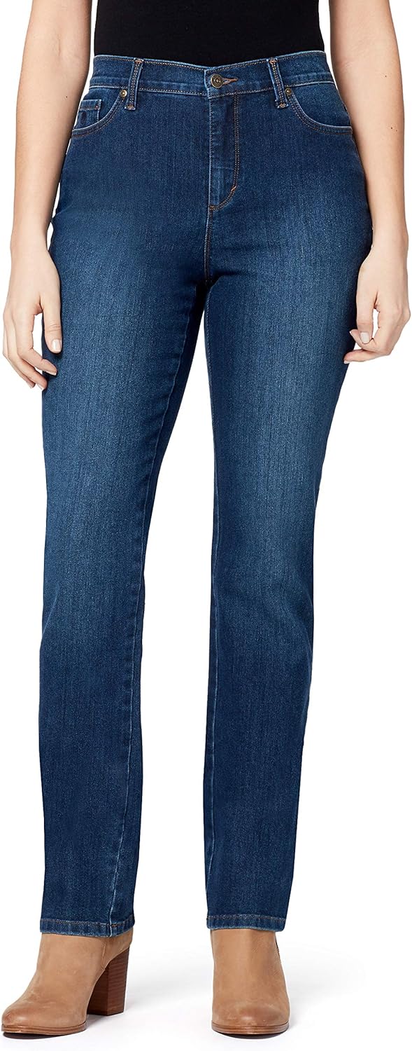 Gloria Vanderbilt Womens Amanda Classic High Rise Tapered Jean