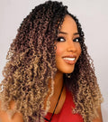 Yanky Twist Crochet Hair 12 in 8 Packs Pre-looped Mini Twist - Boho