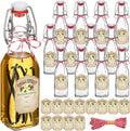 12 Pcs 12 Oz Vanilla Extract Bottles for Home and Gifts