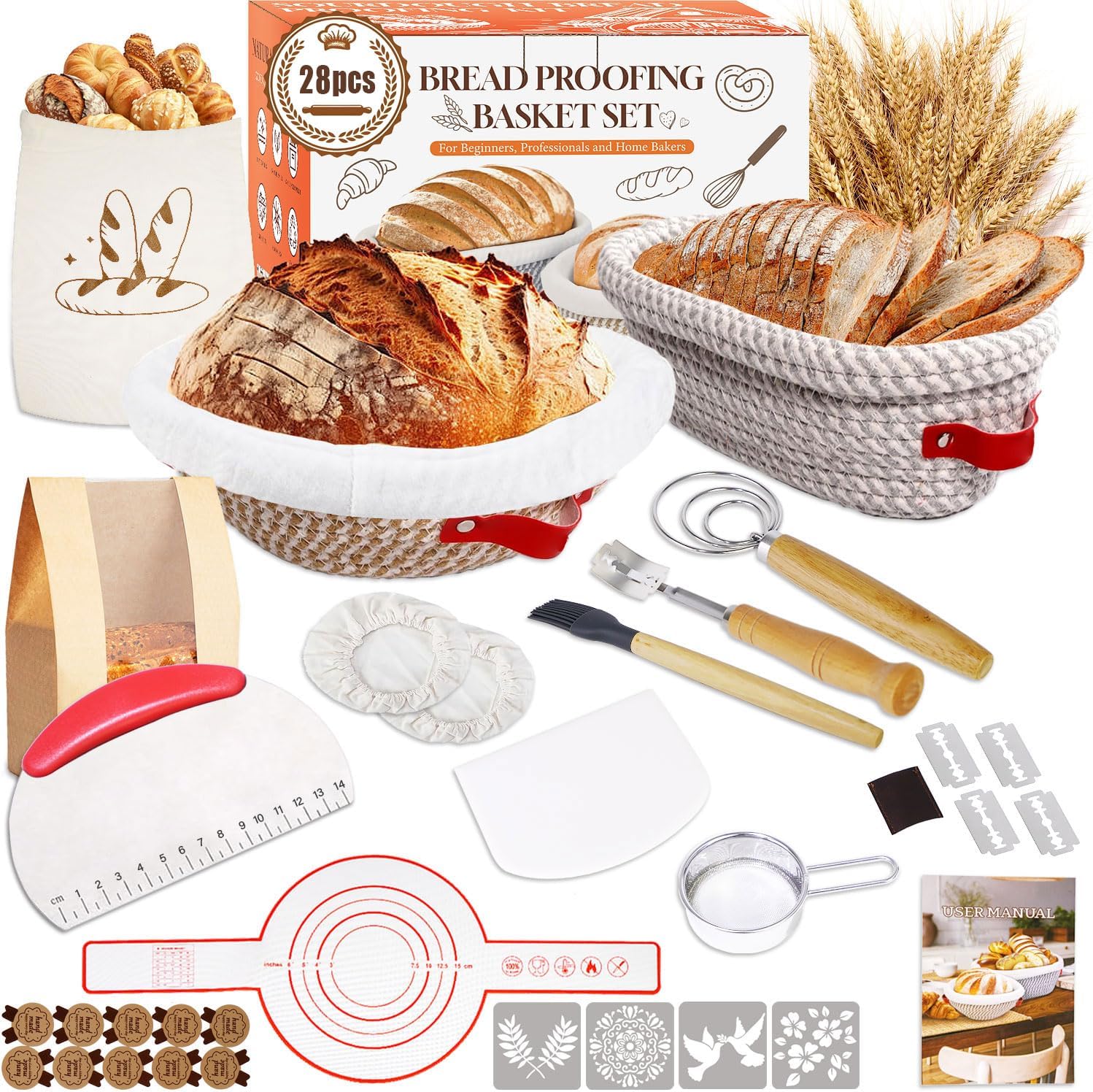 Sourdough Starter Kit for Perfect Bread Baking Supplies