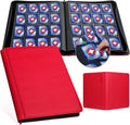 GEAoffice 16 Pockets Trading Card Binder for 1000+ Cards