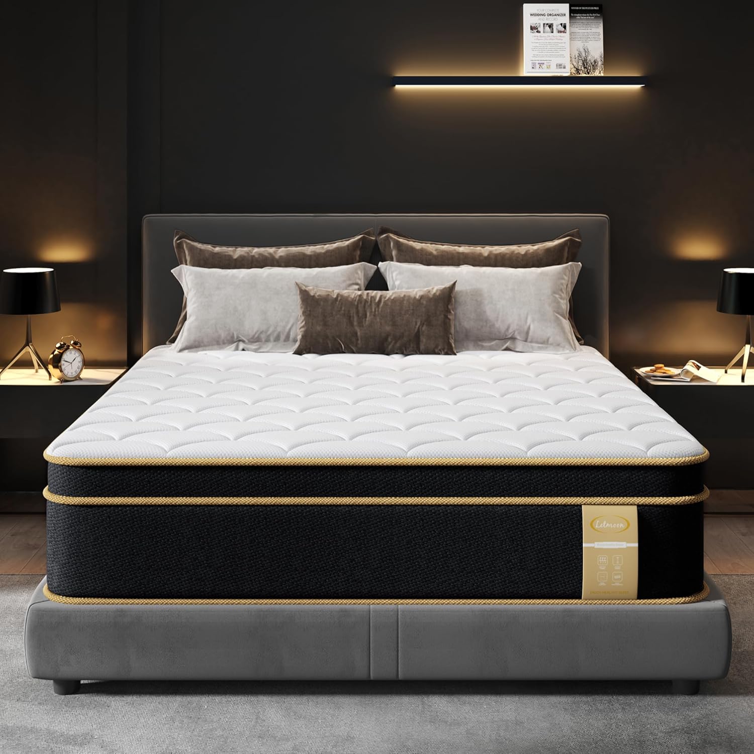 Full Size Mattress with Gel Memory Foam for Comfort & Support