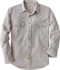 Dubinik Flannel Shirt for Men Long Sleeve Casual Plaid - Cozy Fit