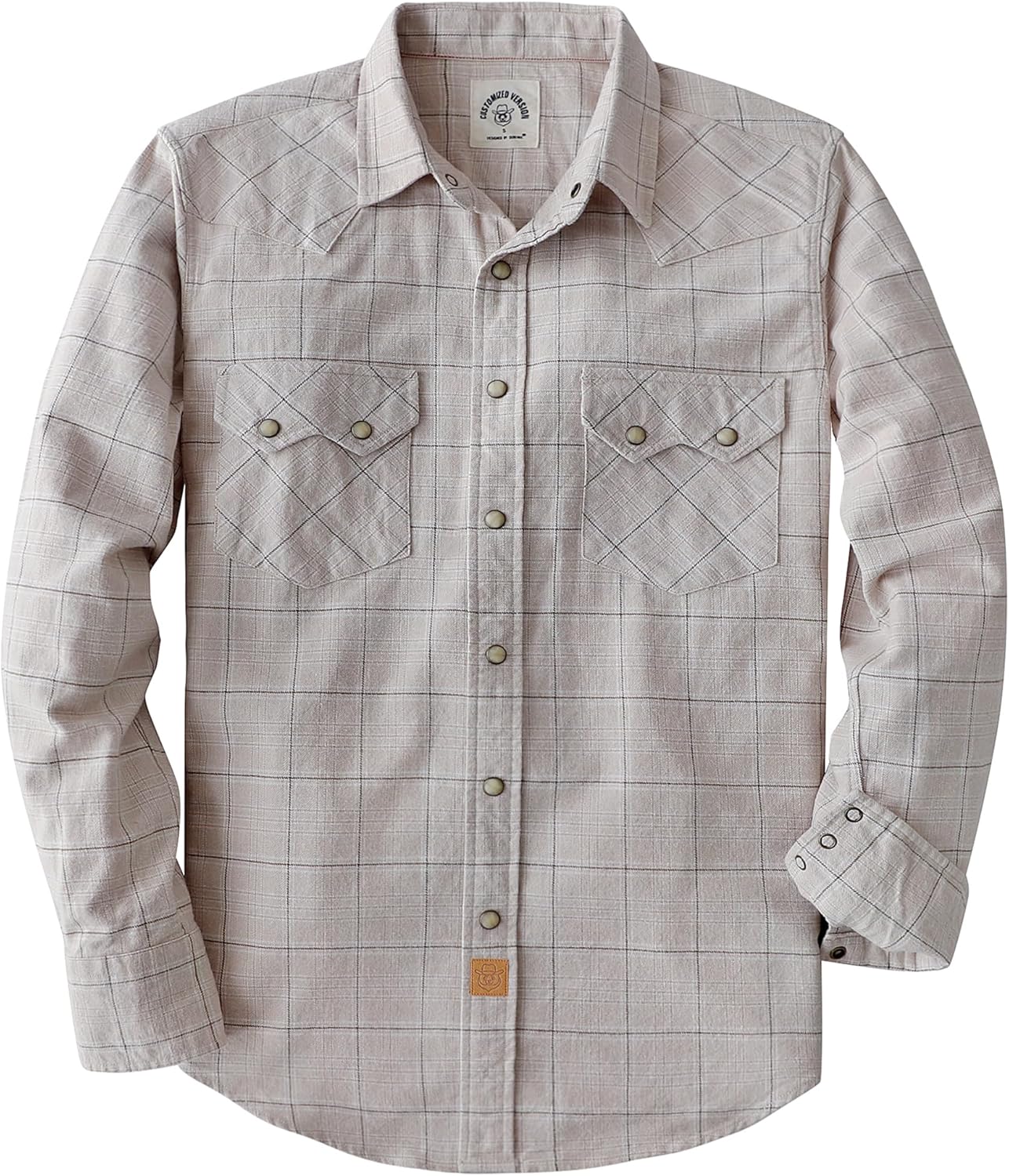 Dubinik Flannel Shirt for Men: Cozy Long Sleeve Plaid Style