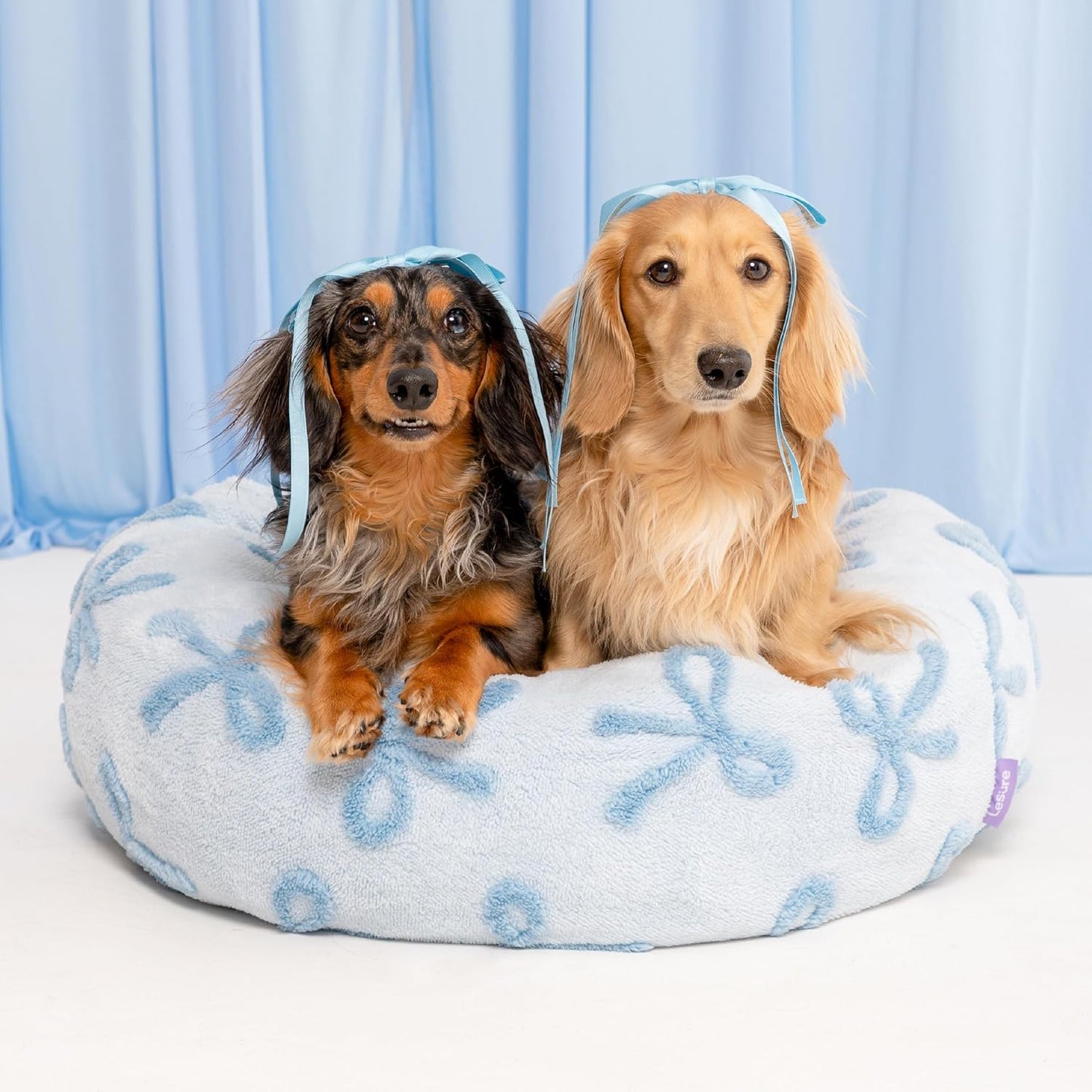 LE SURE Donut Medium Dog Bed - Plush Round Cat Beds for Pets