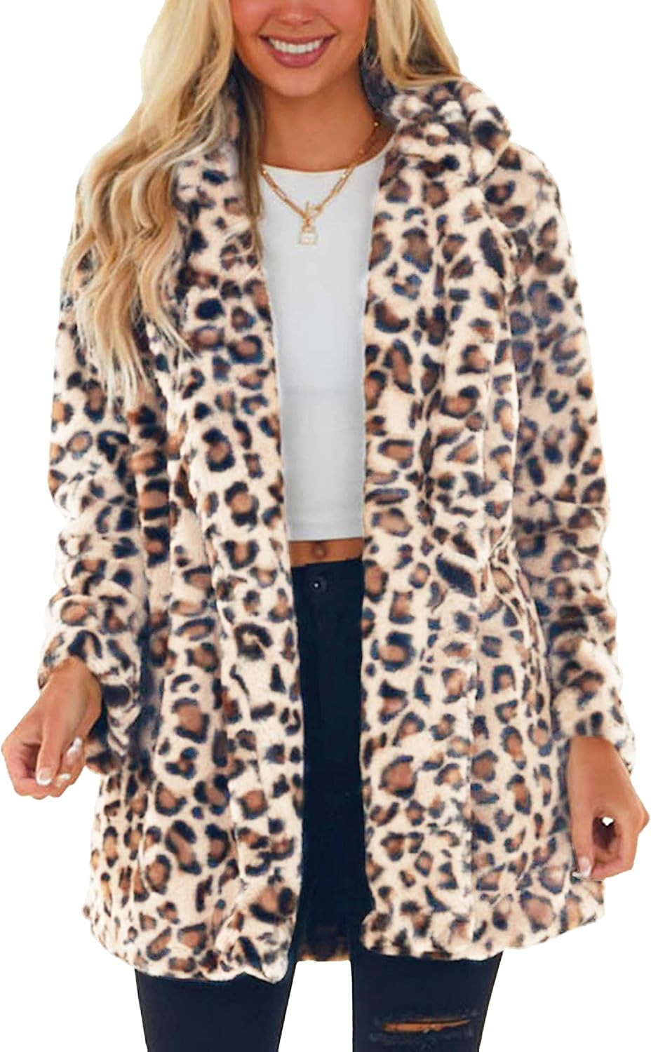 Omoone Women's Faux Fur Jackets for Stylish Winter Looks