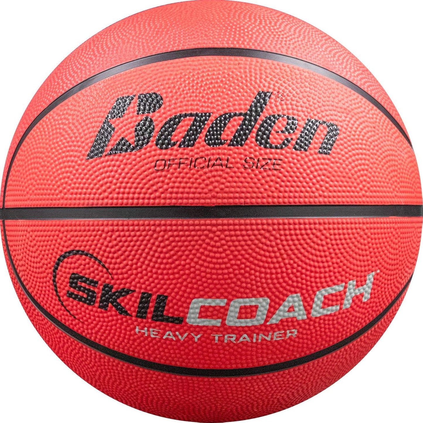 Baden Heavy Trainer Rubber Basketball for Skill Improvement