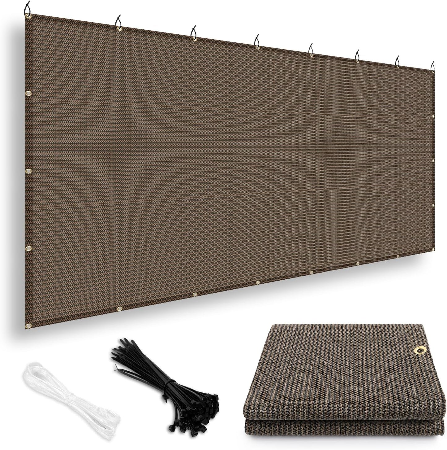 LOVE STORY 8x10FT Shade Cloth for Outdoor Spaces with UV Protection
