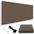 LOVE STORY Sun Shade Cloth for Patio Garden, 8ft x 12ft Brown