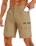 Men's Hiking Cargo Shorts 9ft Quick Dry Lightweight - Outdoor Ready 5
