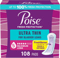 Poise Ultra Thin Incontinence Pads Long Length - Thin Protection