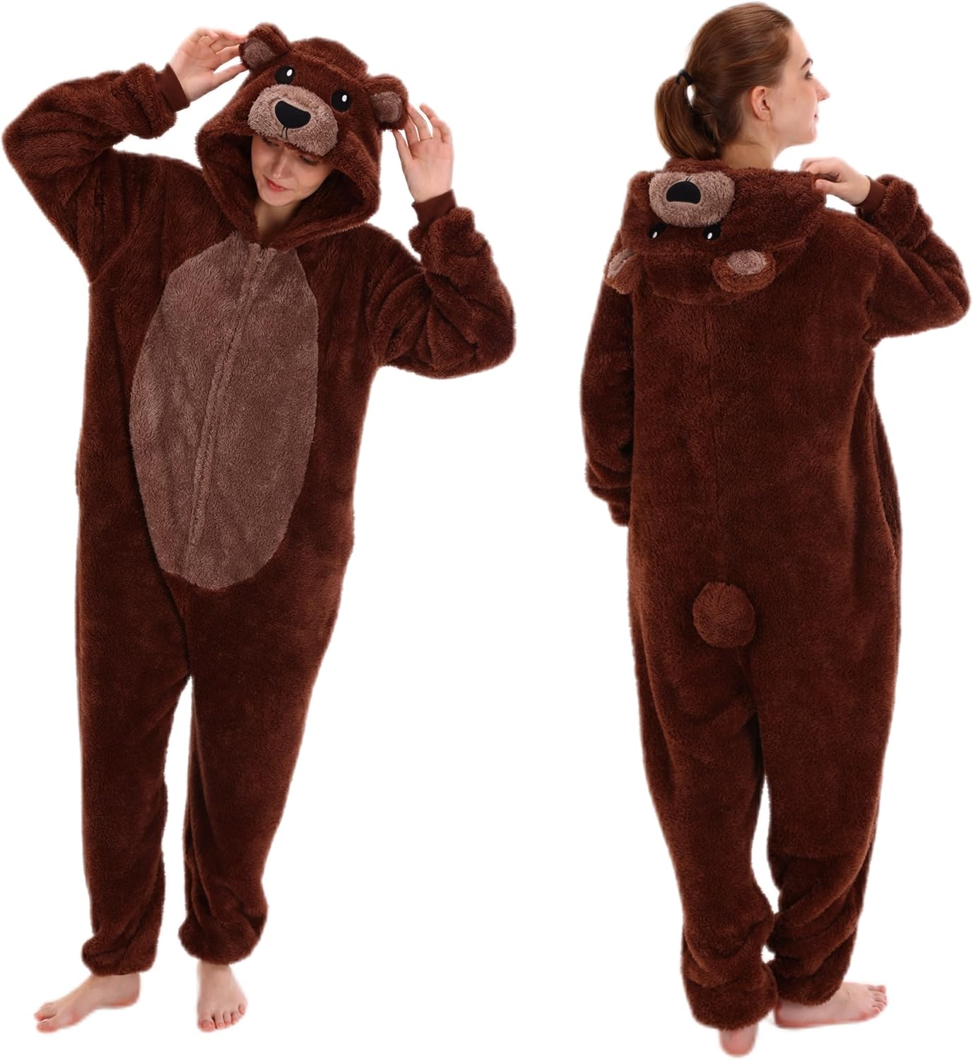 COSUSKET Snug Fit Unisex Adult Onesie Pajamas for Comfort