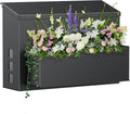 Uniclife Wall Mount Mailbox with Planter - Large Capacity