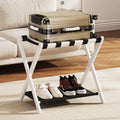 Fully Assembled Luggage Rack 26.77 in Folding Suitcase Stand - Dual