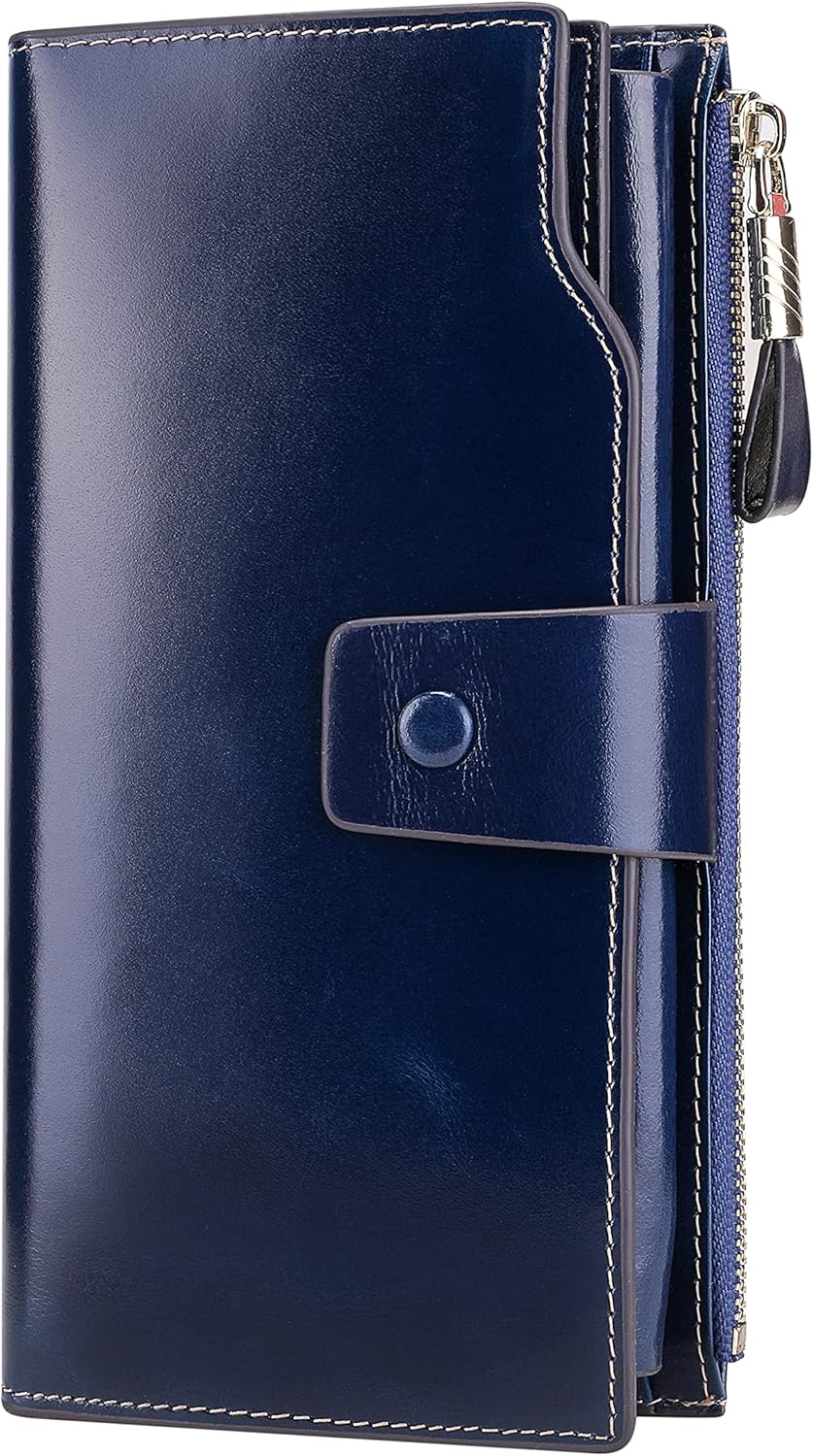 Itslife Womens Wallet RFID Blocking Large Capacity Luxury Clutch