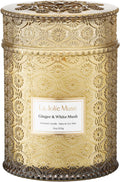 LA JOLIE MUSE Ginger & White Musk Candle for Cozy Ambiance