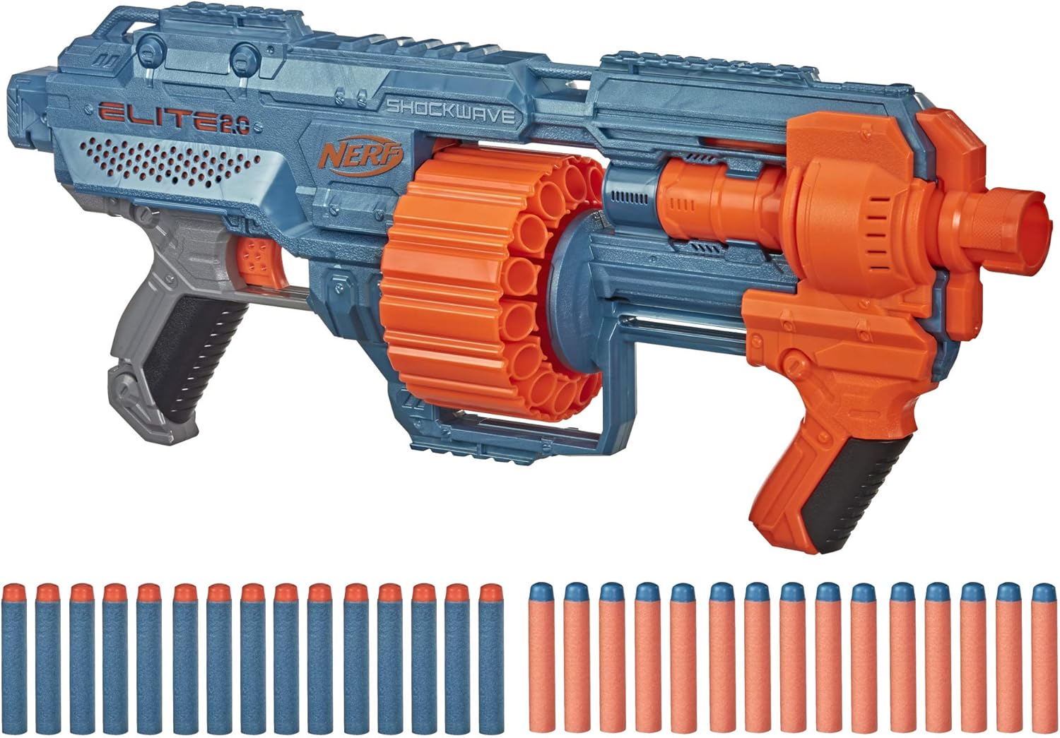 Nerf Elite 2.0 Shockwave RD-15 Dart Blaster for Kids Fun