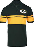 Men's NFL Team Logo Polo Short Sleeve Shirt - Comfortable Cotton Blend