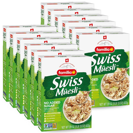 Familia Swiss Muesli Cereal with Raisins and Nuts, 12 Ounce