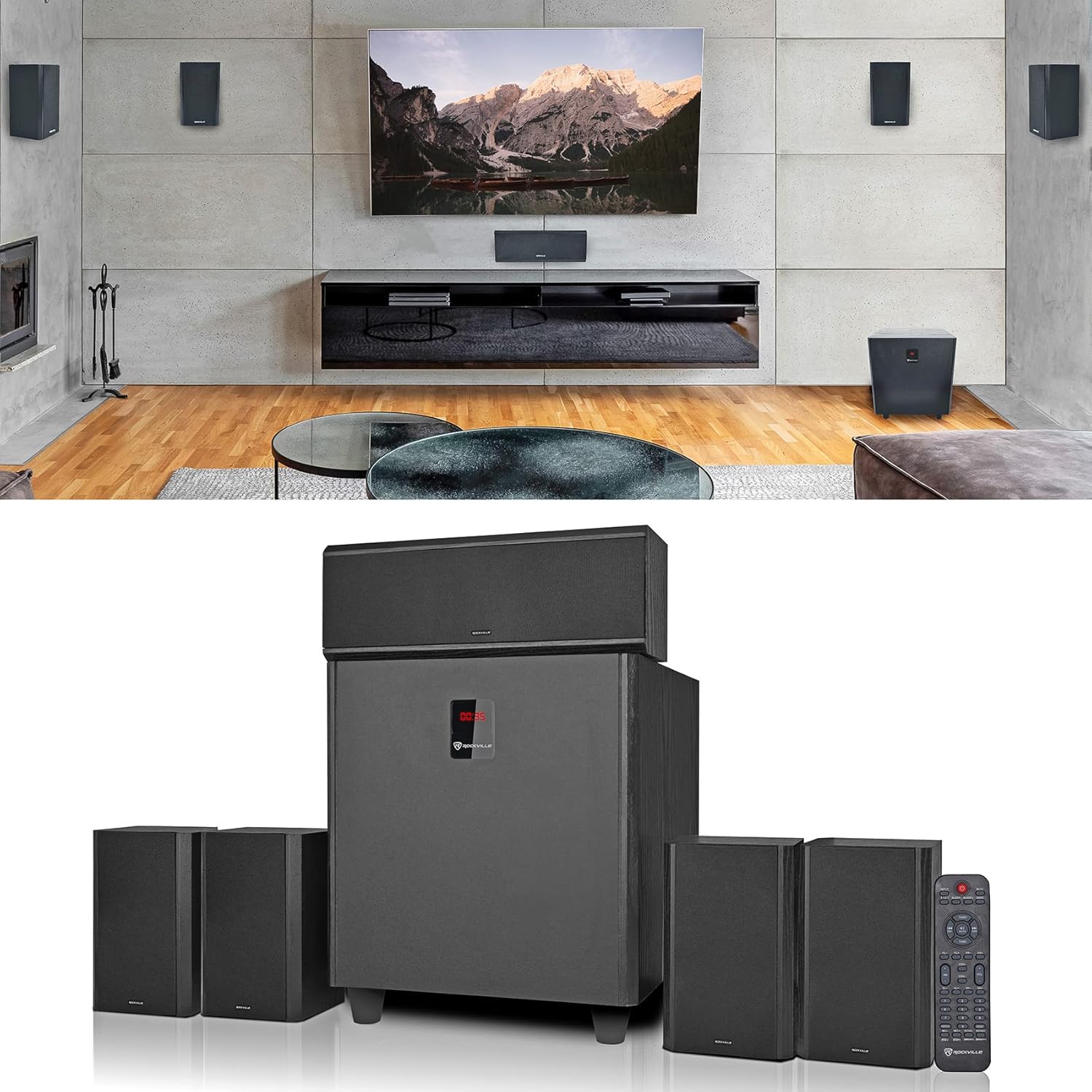 Rockville HTS820 1500W 5.1 Channel Home Theater System Review