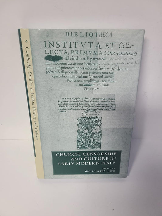 Church, Censorship and Culture in Early Modern Italy Explored
