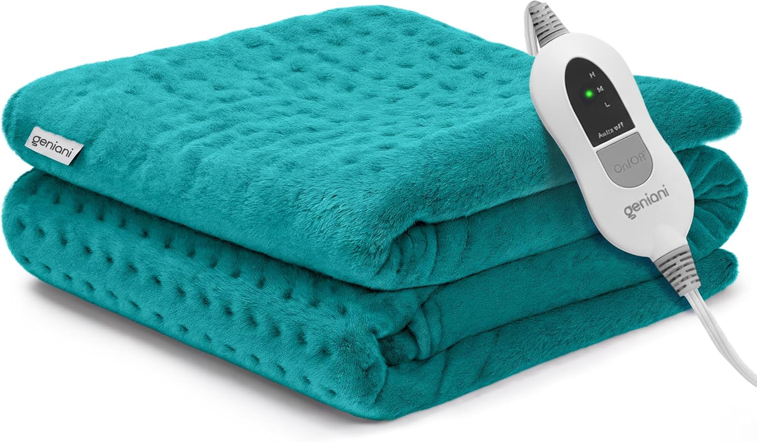 GENIANI Electric Throw - XL Heating Pad for Pain Relief & Comfort