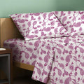100% Organic Cotton Percale Sheets Queen Size - Cooling Paisley Set