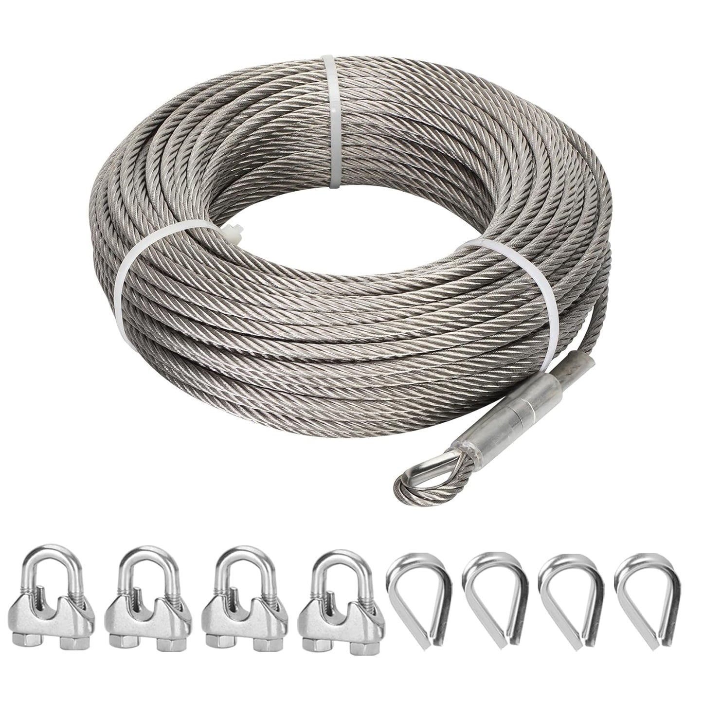 1/2 Inch Stainless Steel Cable 100FT for Heavy-Duty Applications
