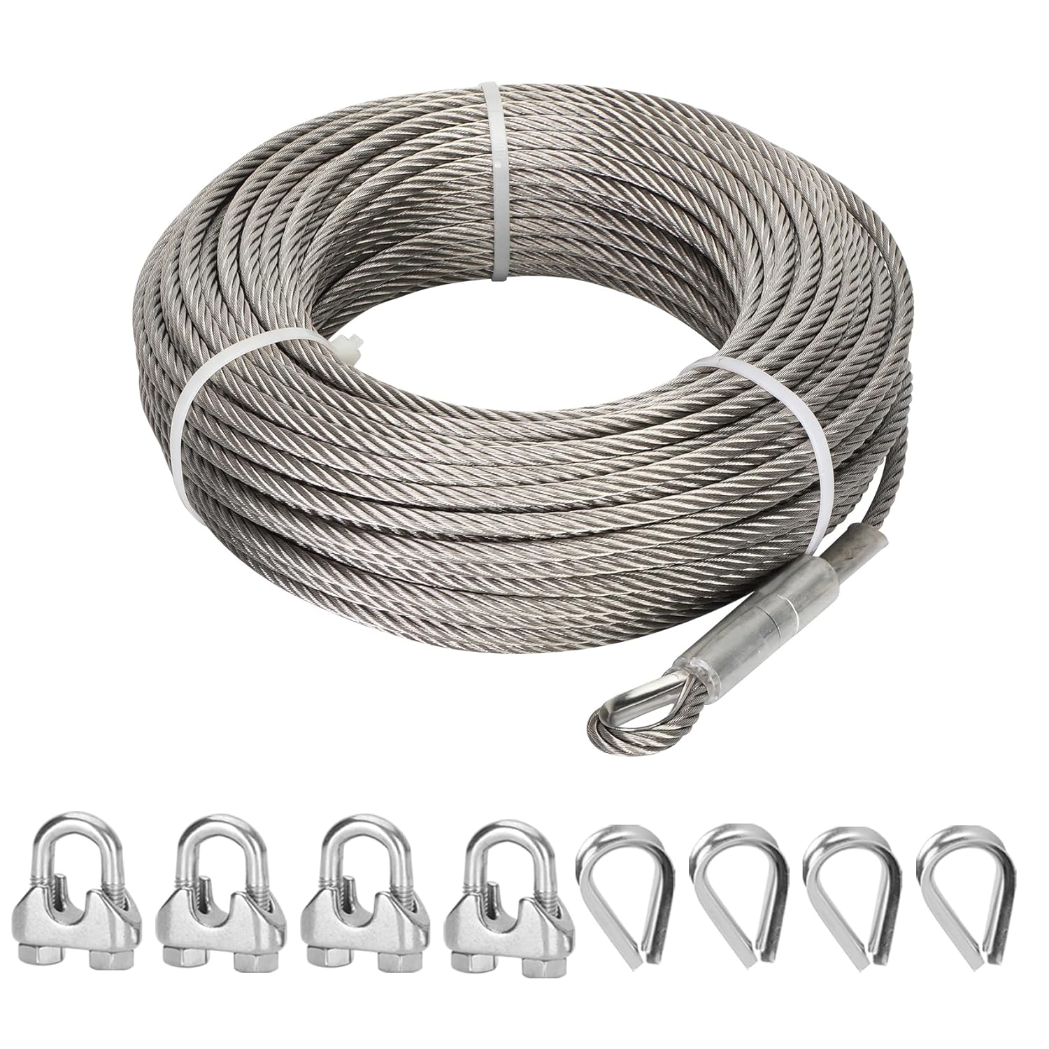 1/2 Inch Stainless Steel Cable 100FT for Heavy-Duty Applications