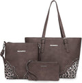 Montana West Leopard Print Tote Bag 3Pc Set - Stylish Everyday Carry