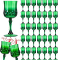 Vintage Plastic Wine Glasses for Parties and Celebrations