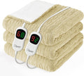 Homemate Electric Heated Blanket King - Ultra Soft Flannel Comfort