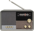 Crosley Tribute AM/FM Bluetooth Radio, Charcoal - Retro Sound
