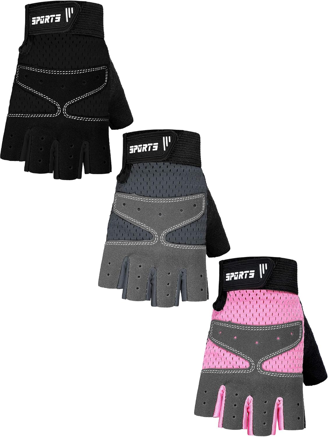 Non-Slip Kids Gym Gloves by SATINIOR