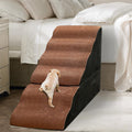 Dog Steps for High Beds 30-32ft H - 6-Step Foam Dog Stairs for Small