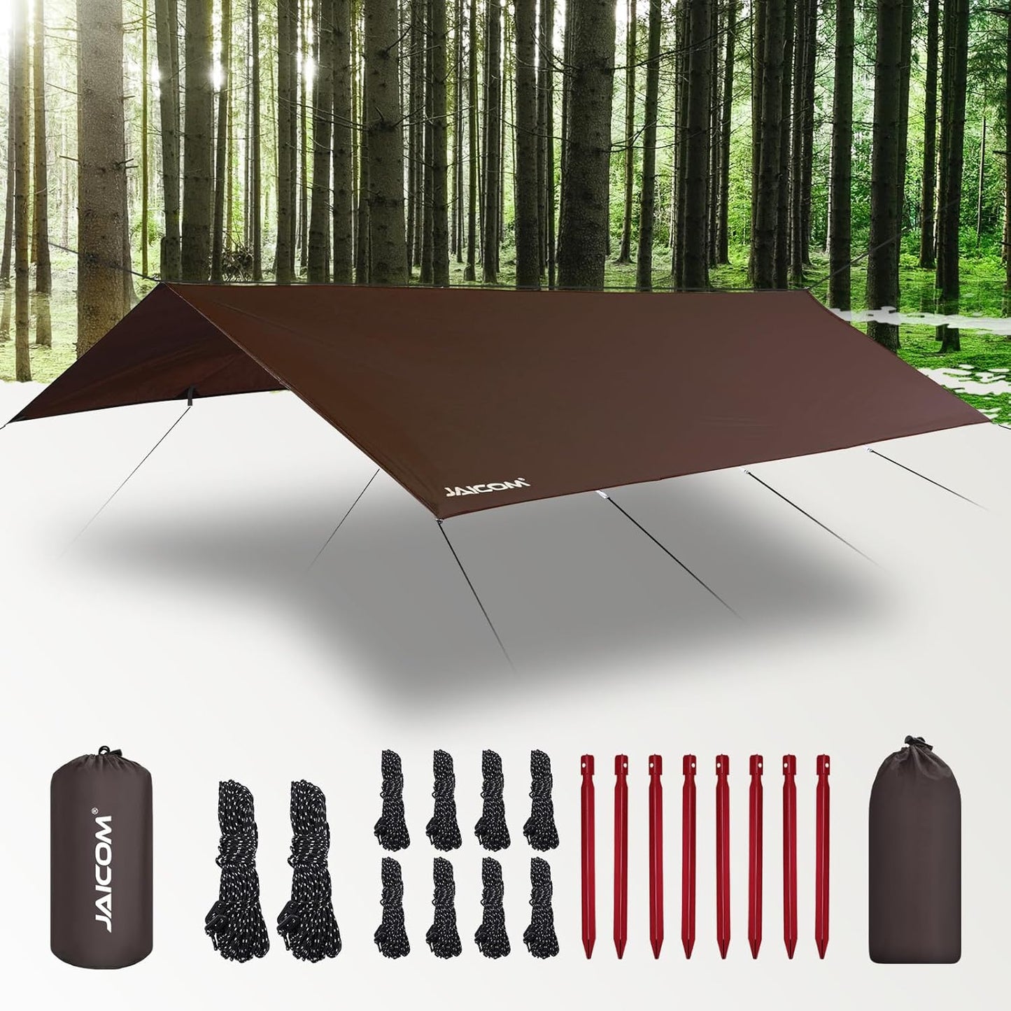 Waterproof Camping Tarp - Ultralight & Portable Adventure Gear