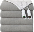 Electric Heated Blanket Queen Size - Dual Control Cozy Warmer