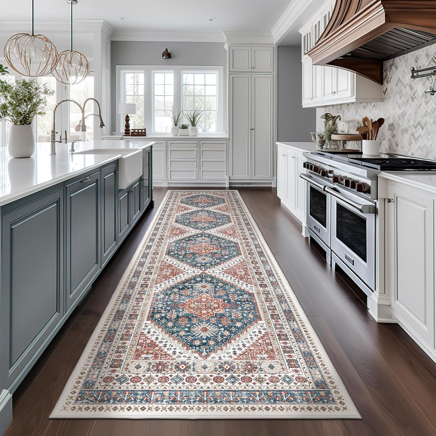 Madane Runner Rugs for Hallway 2x10 Long Washable Non-Slip