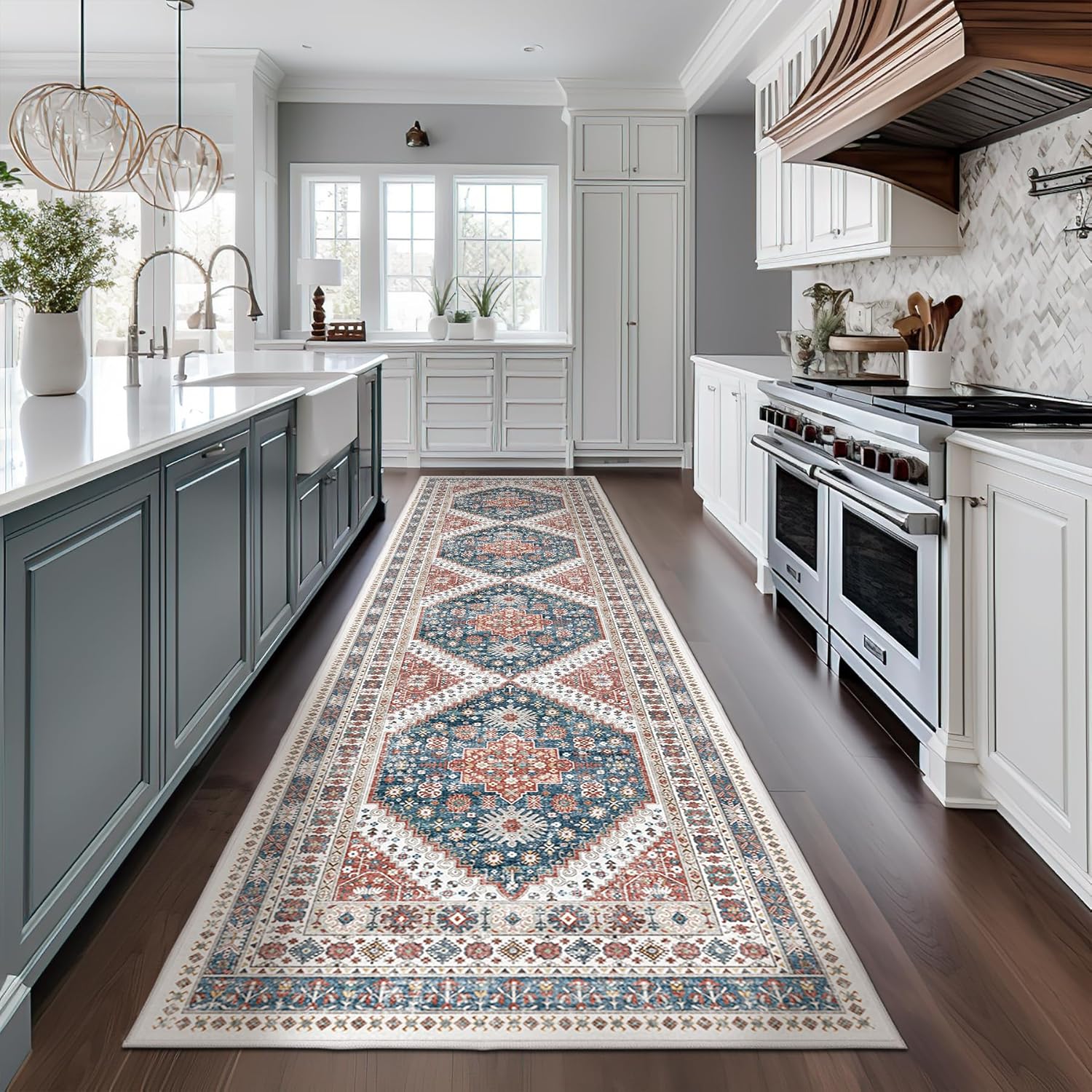 Madane Runner Rugs for Hallway 2x10 Long Washable Non-Slip