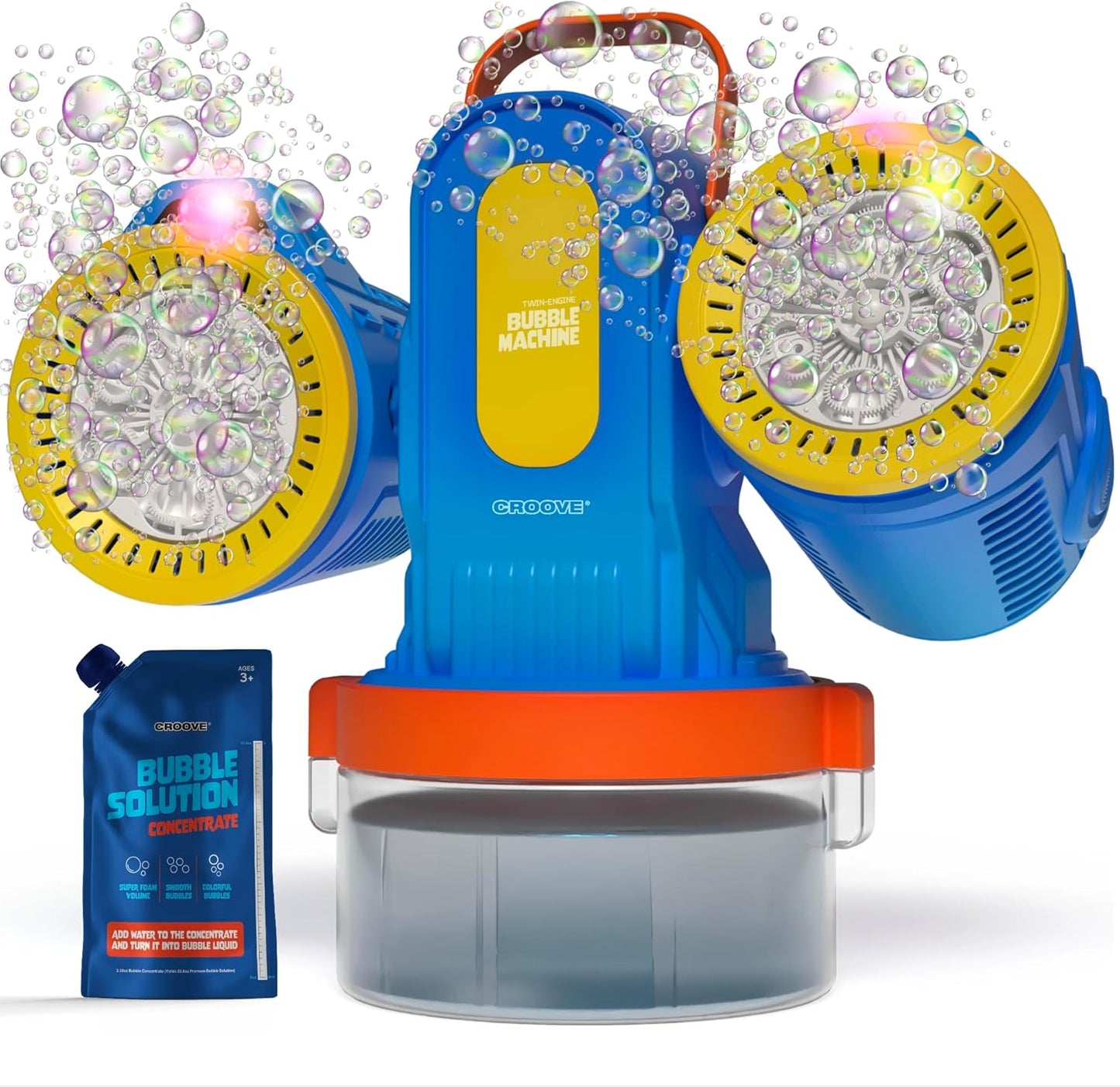 Rechargeable Bubble Machine for Kids - 10,000 Bubbles Per Minute