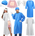 Halloween Couples Costume Surgeon and Patient Set - Funny Medical Duo
