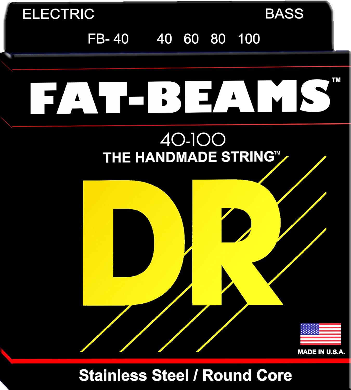 DR Strings FAT-BEAM Bass Strings - Bold & Balanced Sound