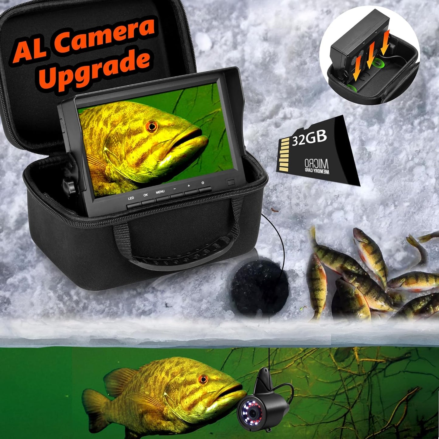 2024 Upgrade FishPro Camera - Crystal Clear Views!